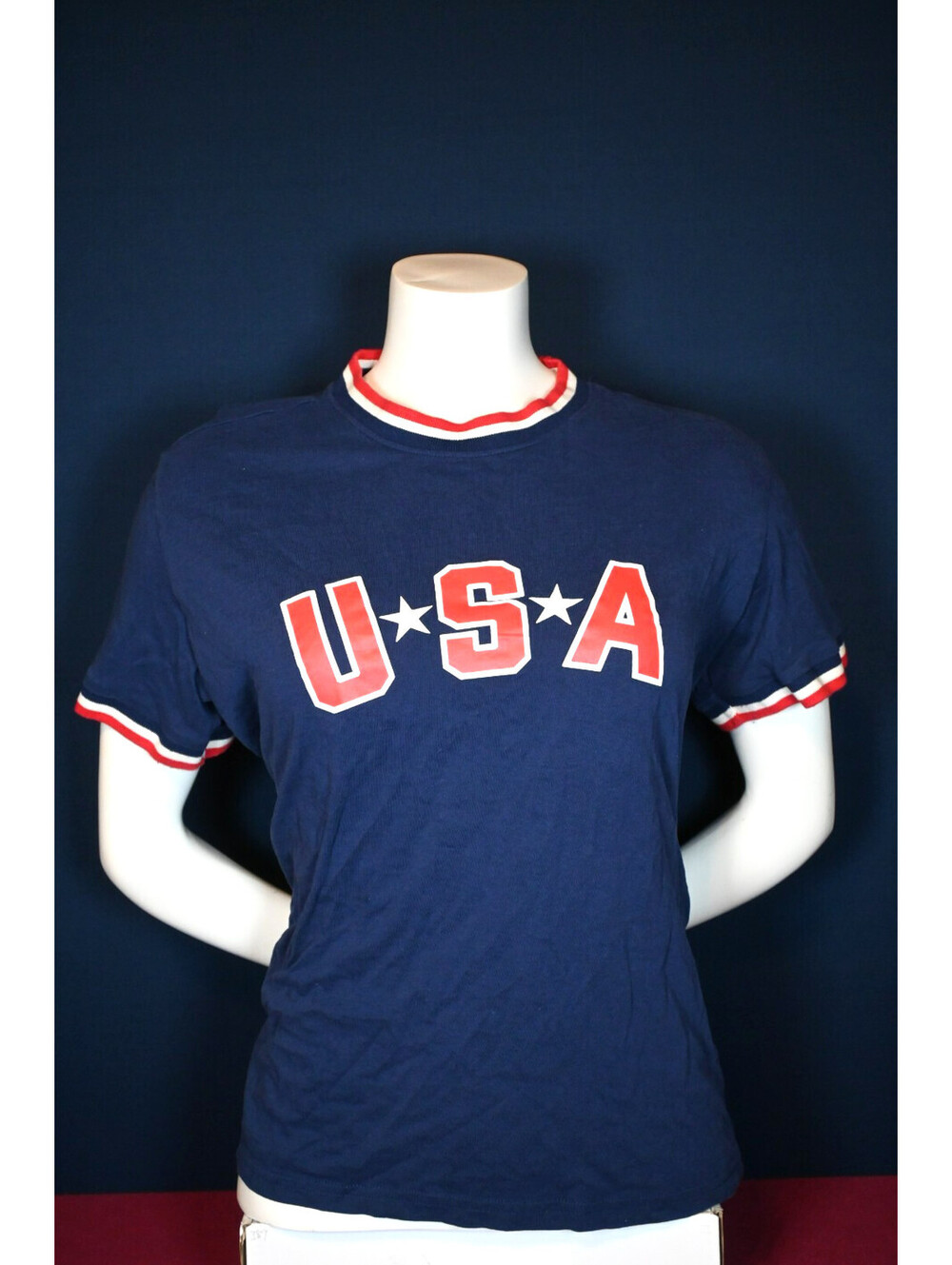USA Graphic Ringer T Shirt Men's